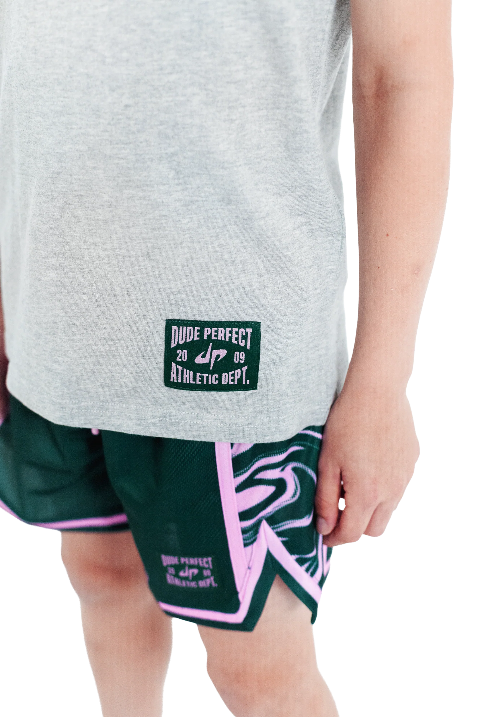 Youth Trick Shot Mesh Shorts - Deep Green - Image 4