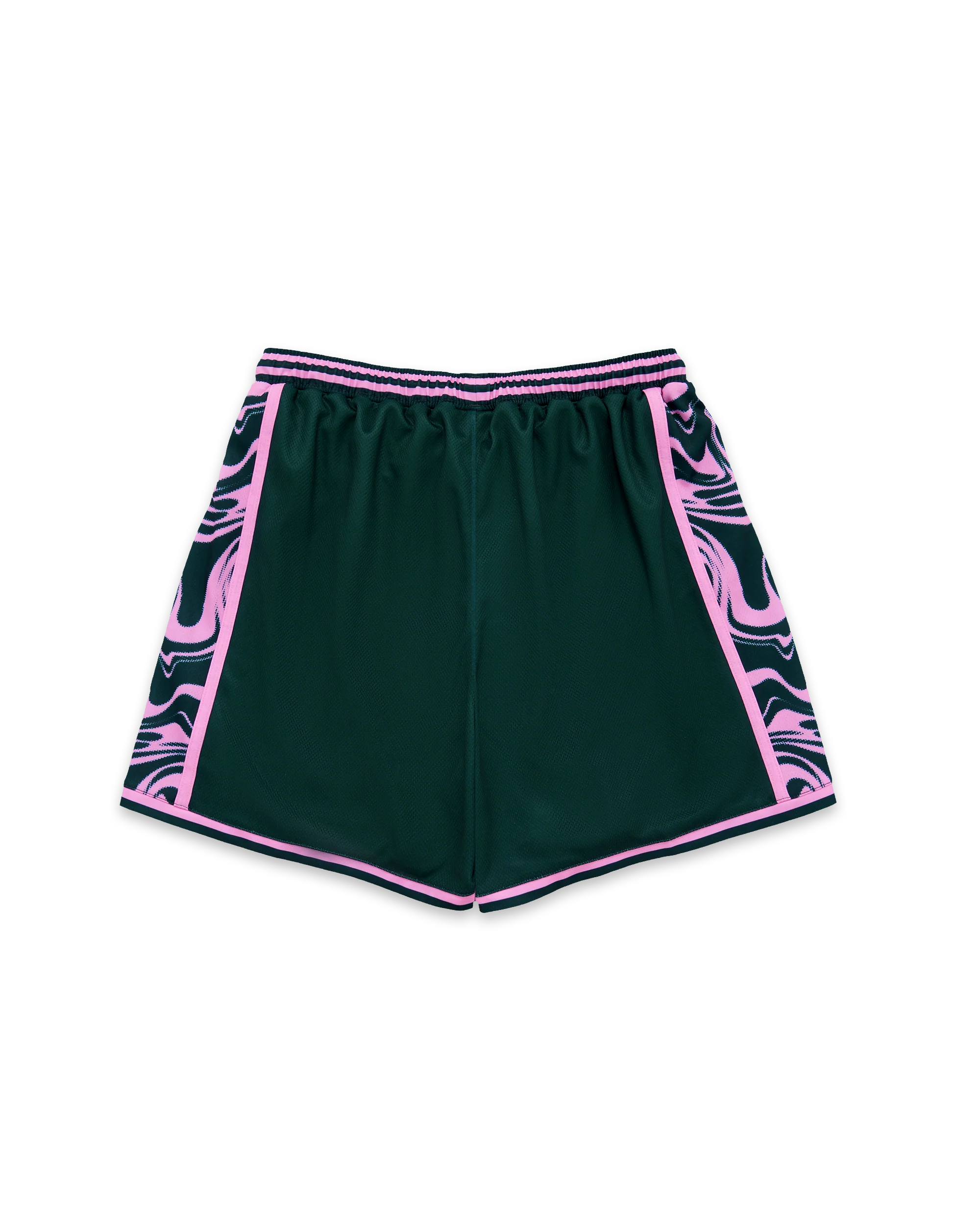 Youth Trick Shot Mesh Shorts - Deep Green - Image 7