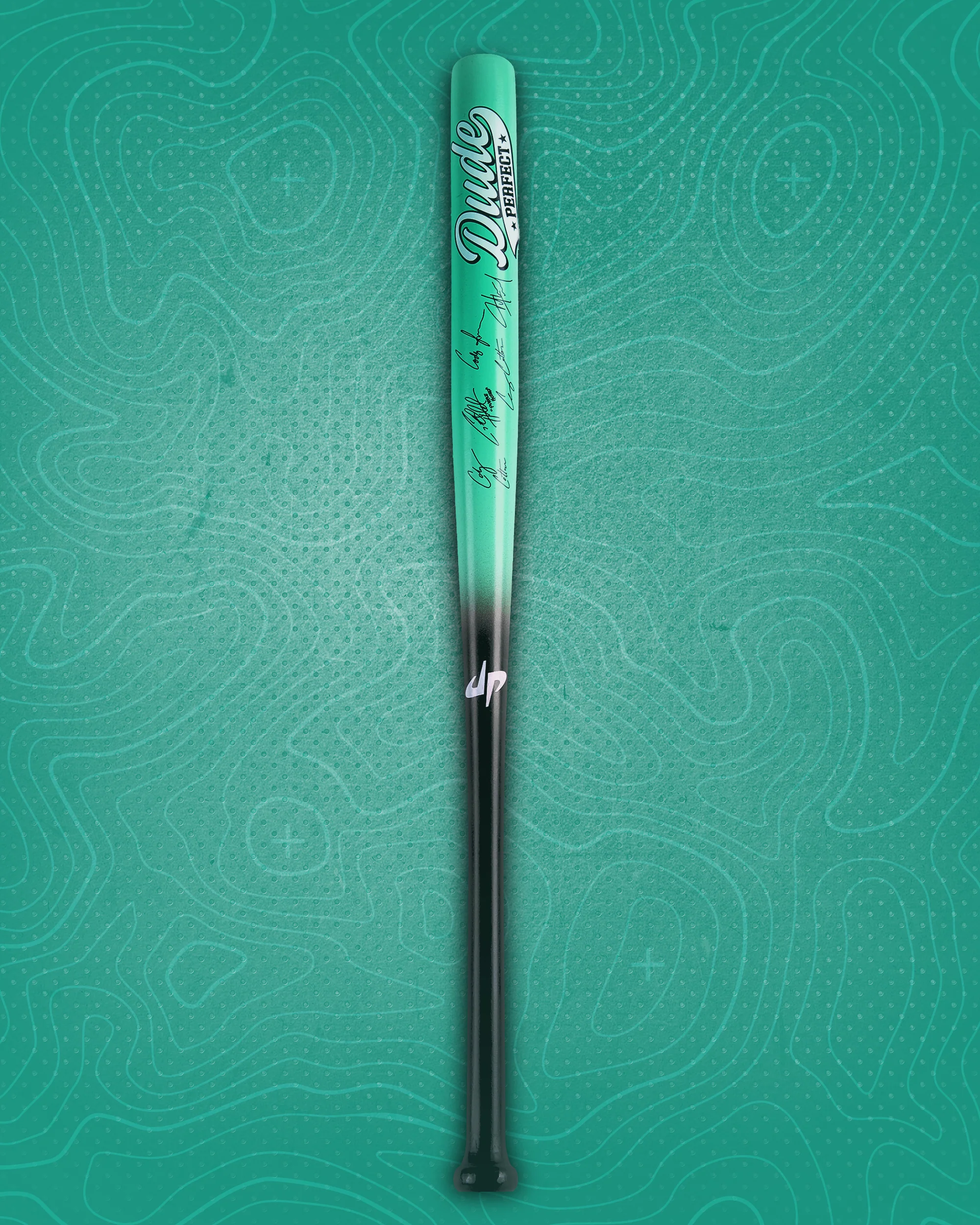 LIMITED: Dude Perfect Collectible Bat - Laser Signed - Image 3