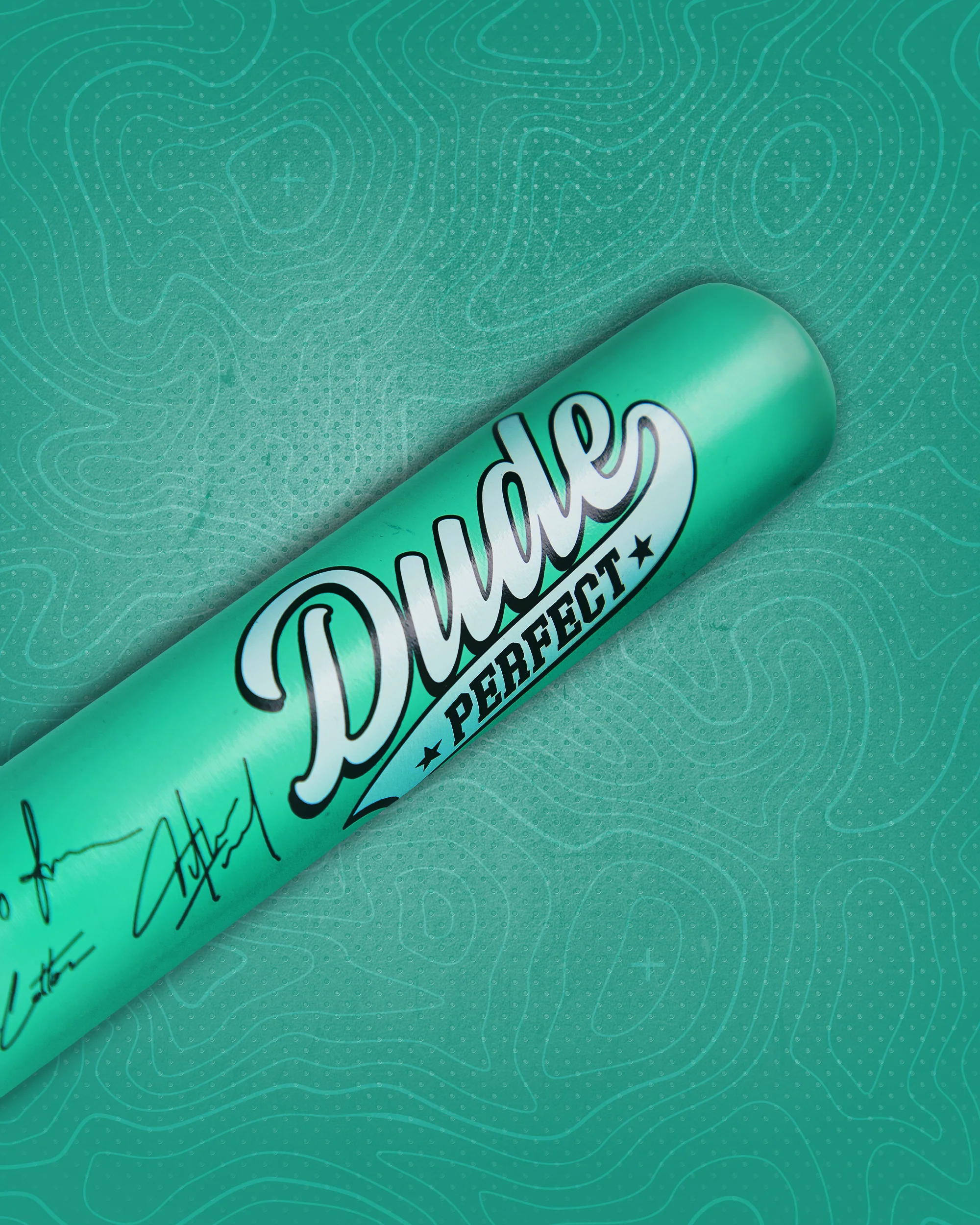 LIMITED: Dude Perfect Collectible Bat - Laser Signed - Image 5