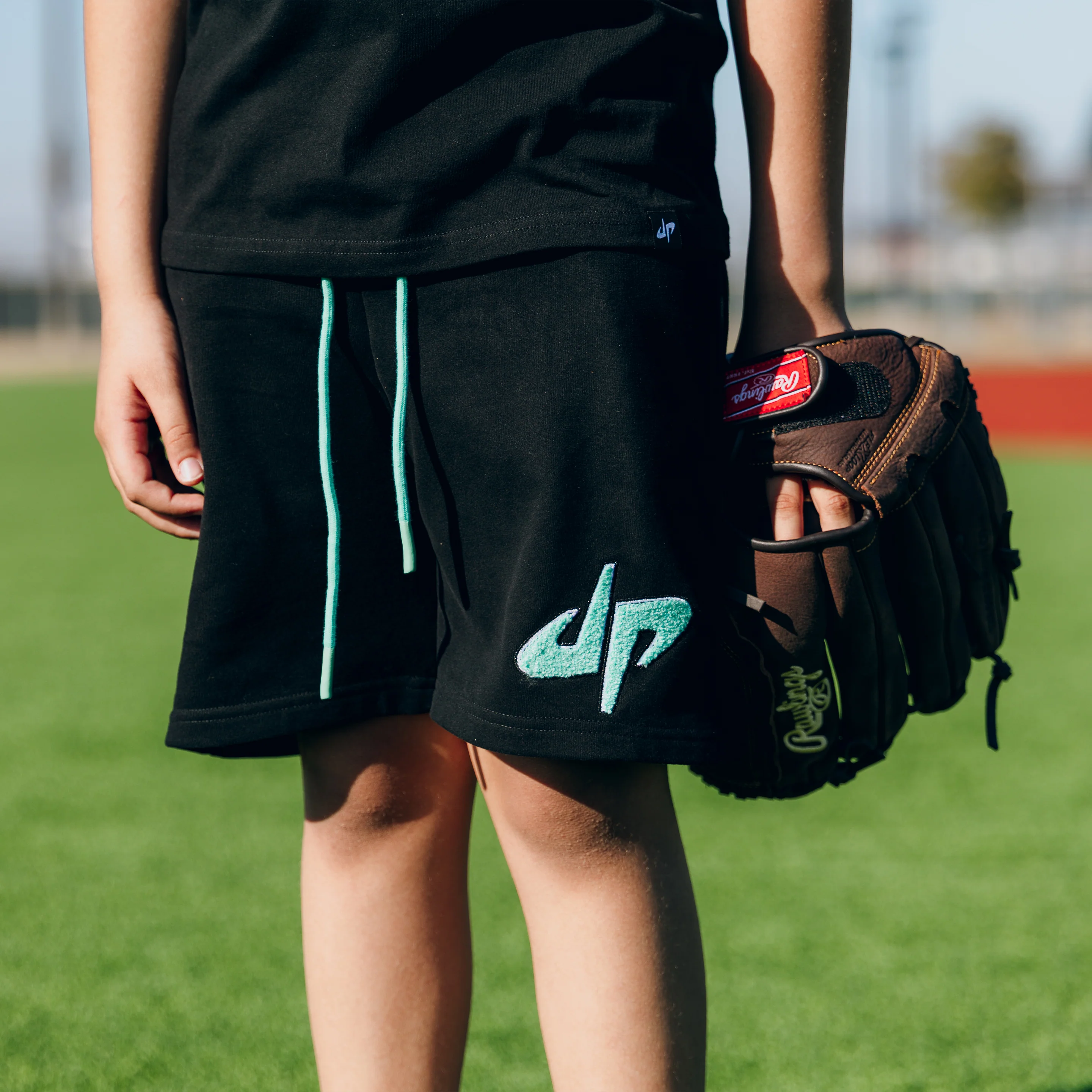 DP Patch Youth Sweat Shorts - Image 2