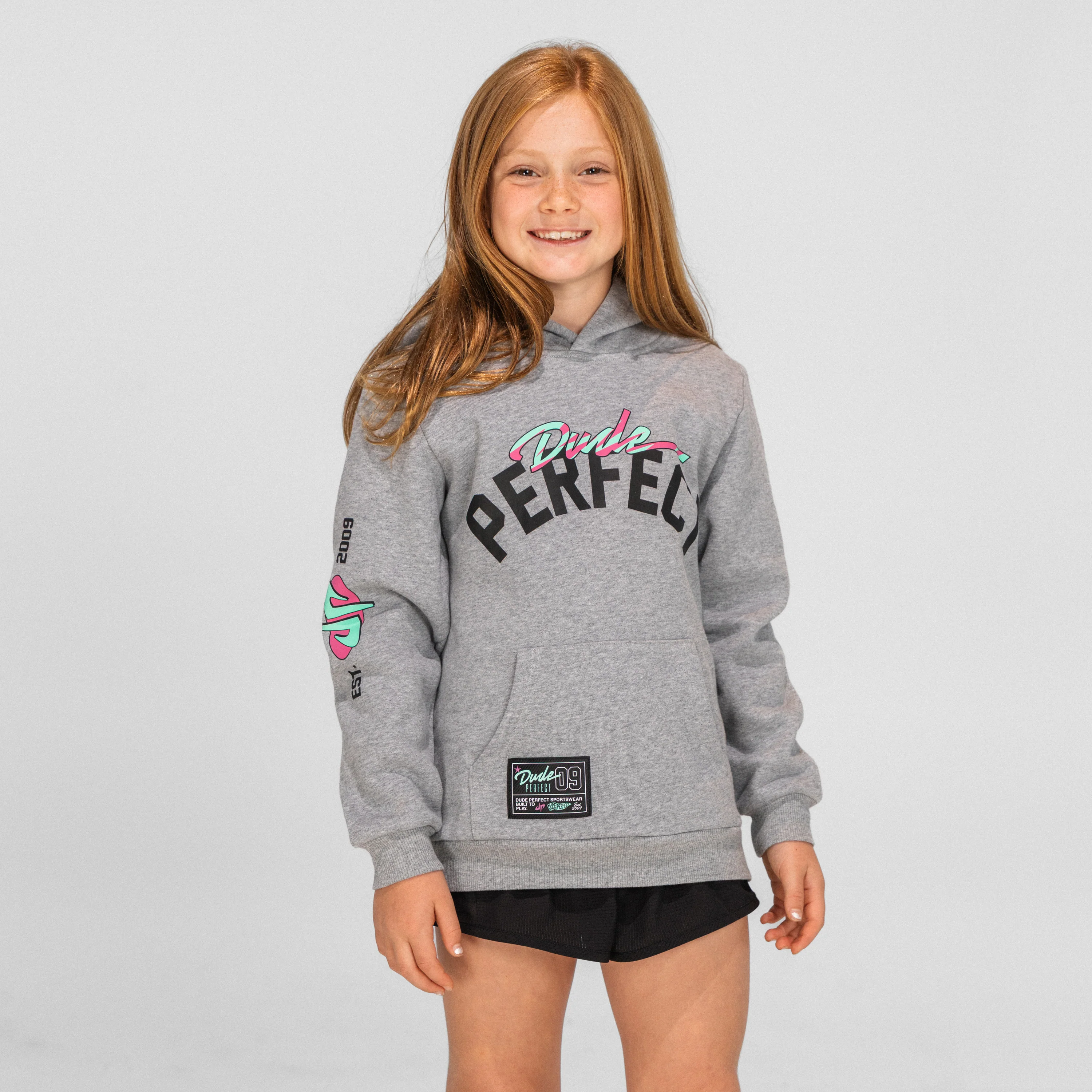 Dude Script Youth Hoodie - Image 3