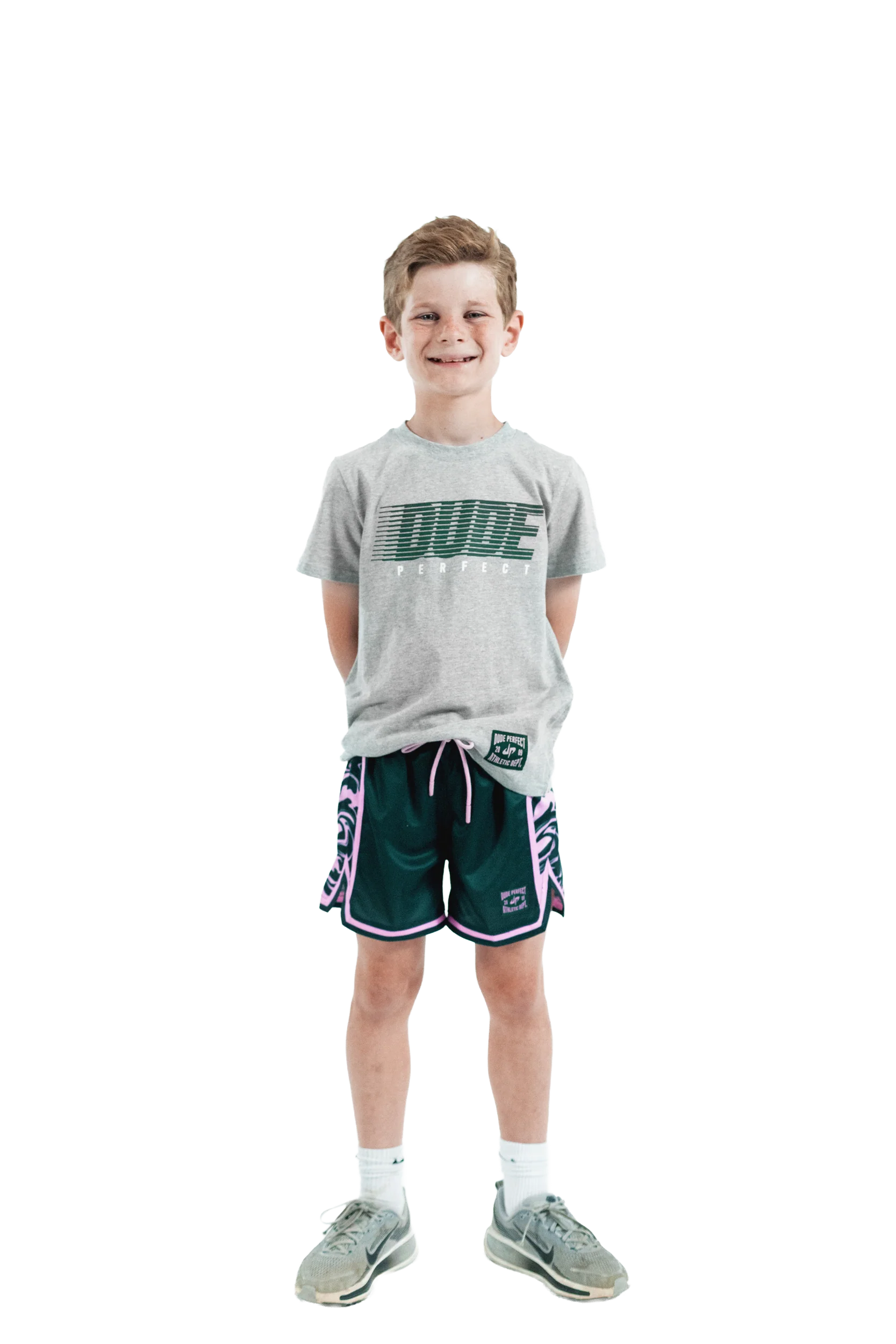 Grey Retro Speed Tee - Youth - Image 4