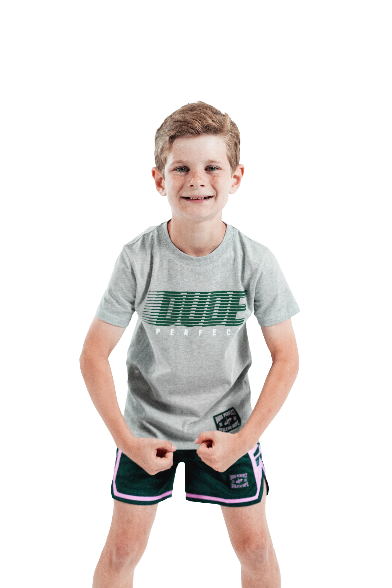 Grey Retro Speed Tee - Youth - Image 6